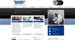 Desktop Screenshot of boundary-garage.co.uk
